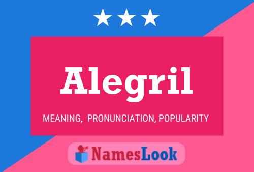 Alegril Name Poster