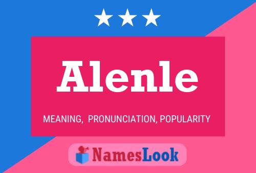 Alenle Name Poster