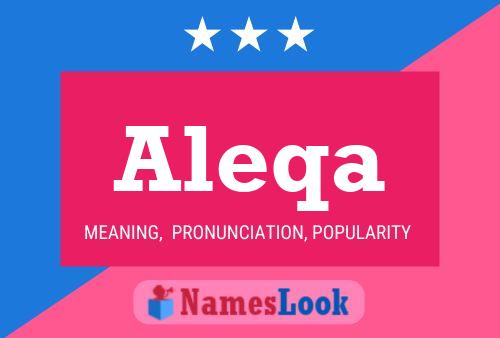 Aleqa Name Poster