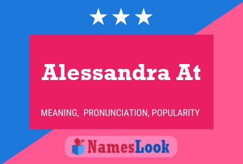 Alessandra At Name Poster