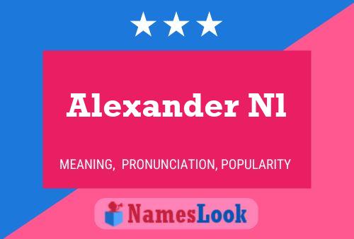 Alexander Nl Name Poster