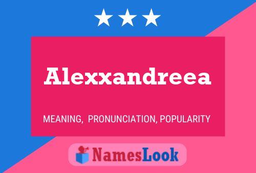 Alexxandreea Name Poster