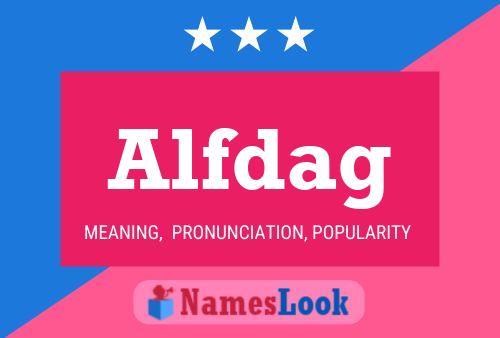 Alfdag Name Poster