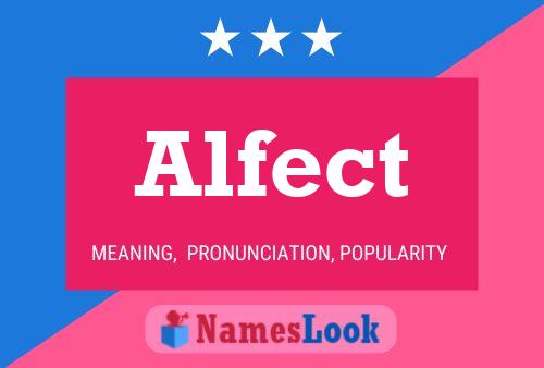 Alfect Name Poster