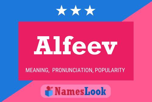 Alfeev Name Poster