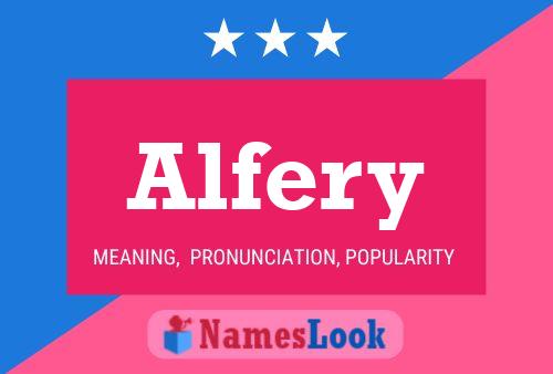 Alfery Name Poster