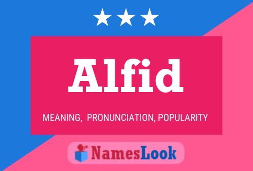 Alfid Name Poster