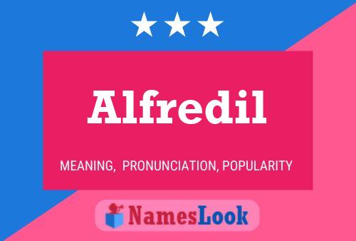 Alfredil Name Poster