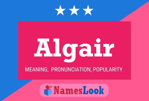 Algair Name Poster