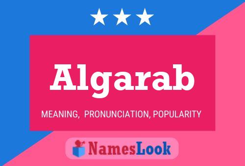 Algarab Name Poster