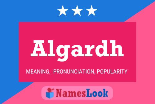 Algardh Name Poster