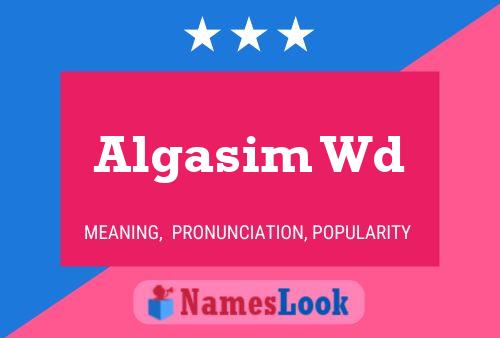 Algasim Wd Name Poster