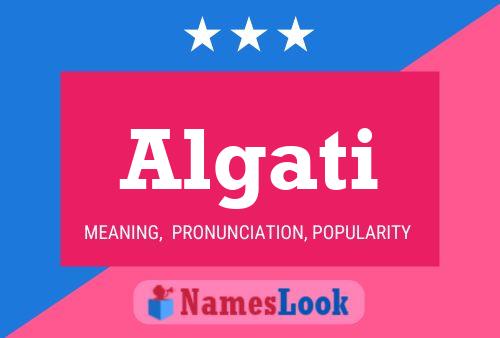 Algati Name Poster