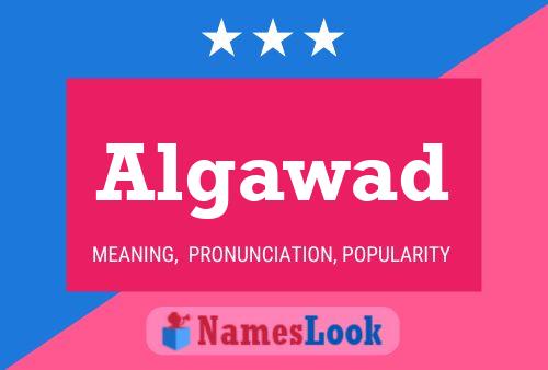 Algawad Name Poster