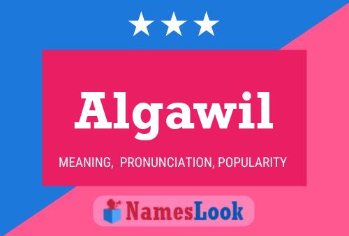 Algawil Name Poster