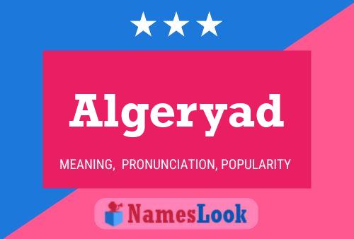 Algeryad Name Poster