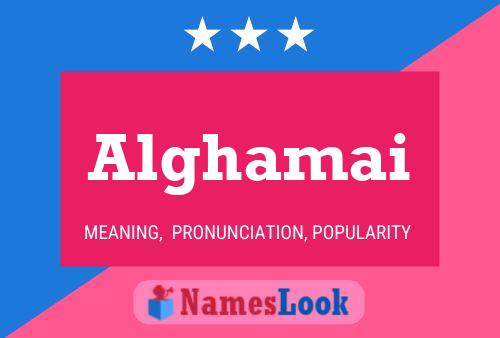 Alghamai Name Poster