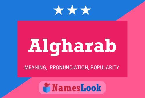 Algharab Name Poster