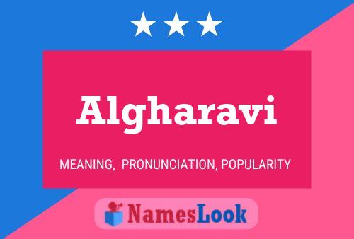 Algharavi Name Poster