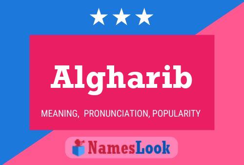 Algharib Name Poster