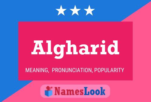 Algharid Name Poster