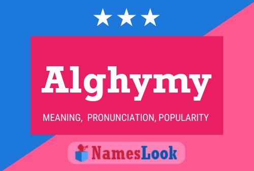 Alghymy Name Poster