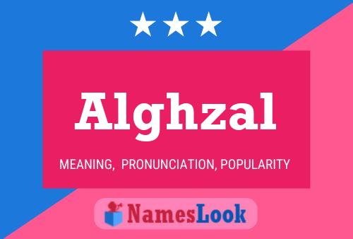 Alghzal Name Poster