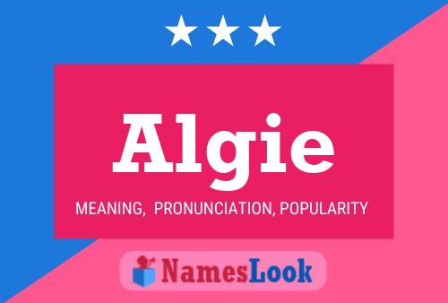 Algie Name Poster