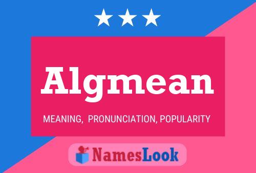 Algmean Name Poster