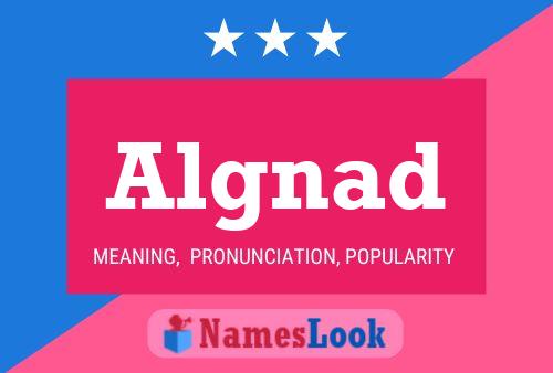 Algnad Name Poster