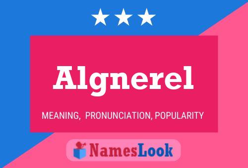 Algnerel Name Poster