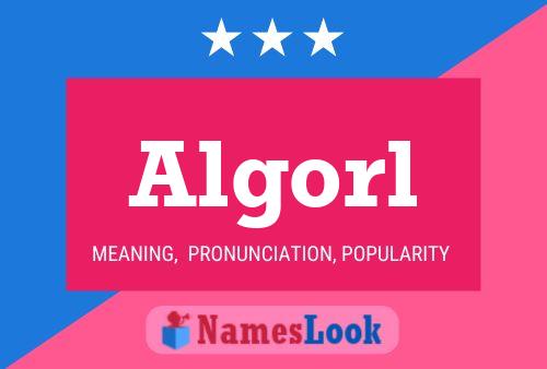 Algorl Name Poster