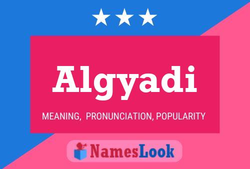 Algyadi Name Poster