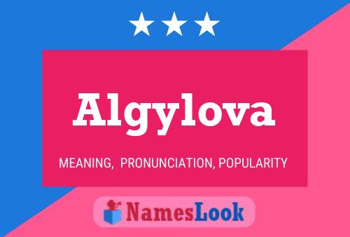 Algylova Name Poster