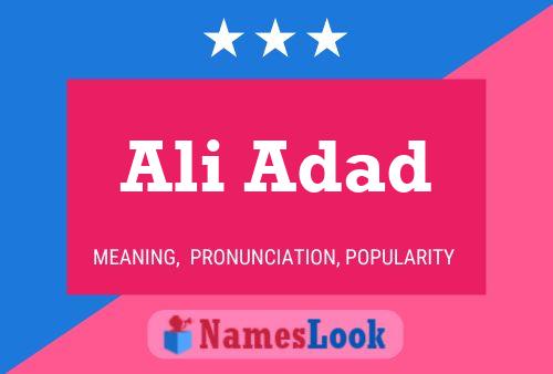 Ali Adad Name Poster