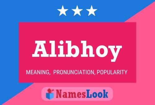 Alibhoy Name Poster