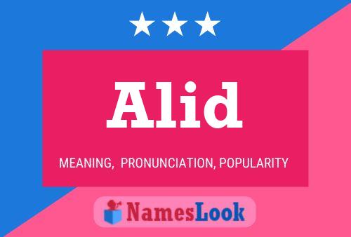 Alid Name Poster