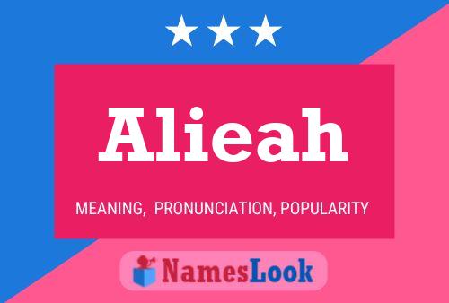 Alieah Name Poster