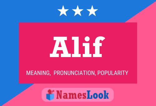 Alif Name Poster