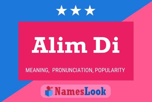 Alim Di Name Poster