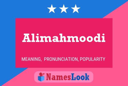 Alimahmoodi Name Poster