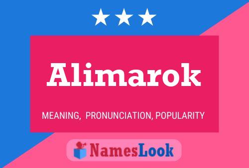 Alimarok Name Poster