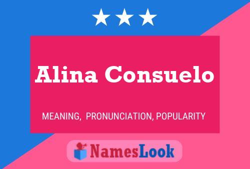 Alina Consuelo Name Poster