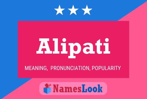 Alipati Name Poster