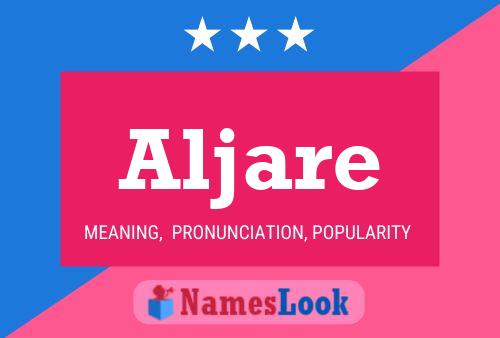 Aljare Name Poster