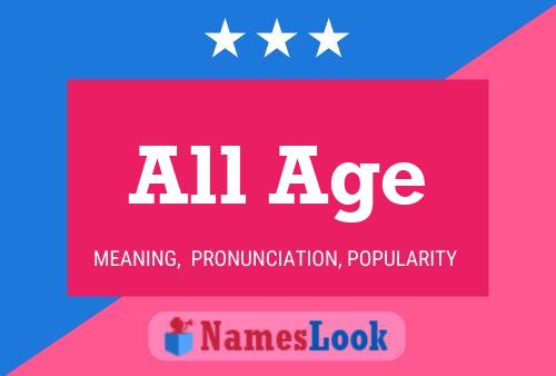 All Age Name Poster