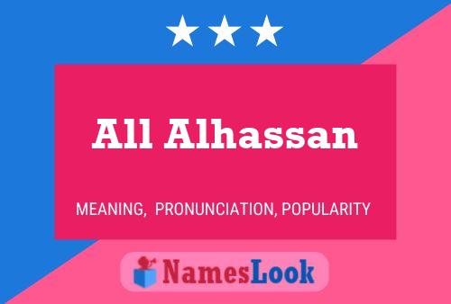 All Alhassan Name Poster