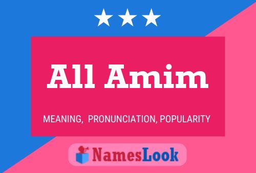 All Amim Name Poster