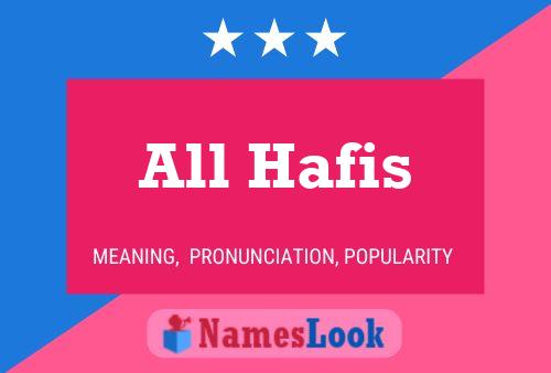 All Hafis Name Poster