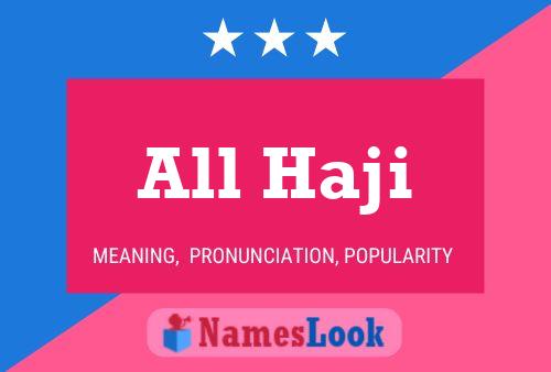 All Haji Name Poster